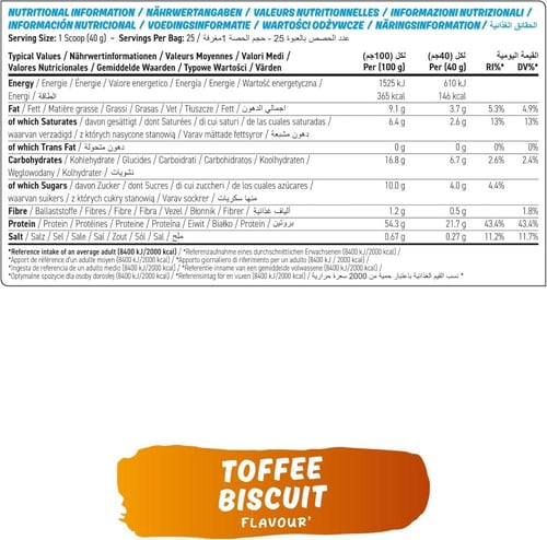 ابلايد نيوترشن بروتين عجينة الكوكيز بسكويت التوفي...