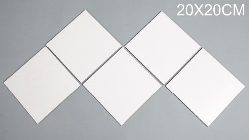 لوح خشب MDF مربع مقاس 20*20*0.3 سم (5 حبة)