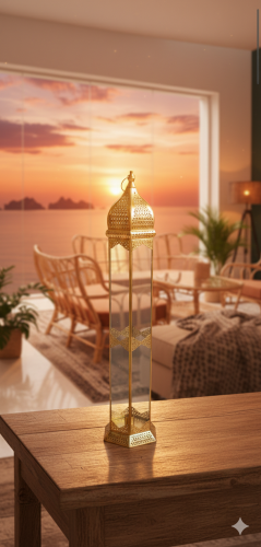 اضاءة فوانيس ارضيه مودرن