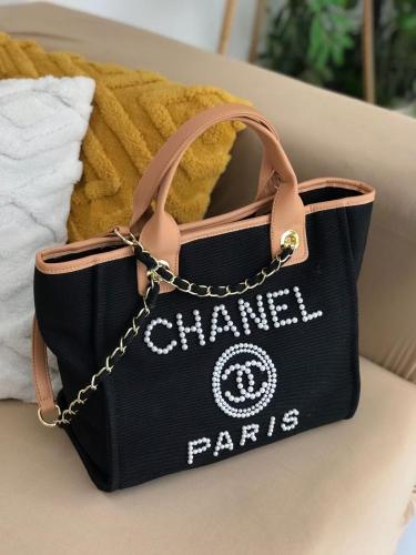 حقيبة كتف اسود مدمج لونين