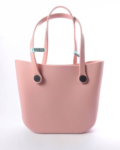 شنطة كروكس بونتوس وسط وردي فاتح