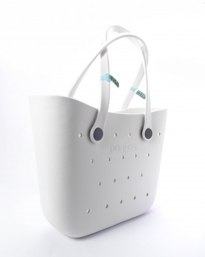 شنطة كروكس بونتوس وسط ابيض