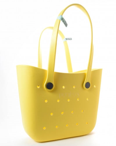 شنطة كروكس بونتوس وسط اصفر