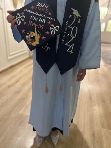 عباية تخرج اللون حسب الطلب