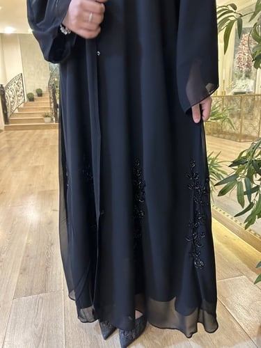 عباية آيه )شيفون راقي شك من الاسفل