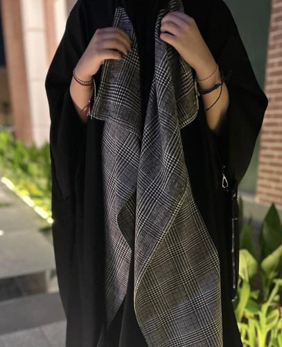 عباية رهف ) شتوية بتدخيلة قماش صوف