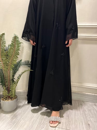 عباية منى )شيفون كلوش شك متوفر لونين