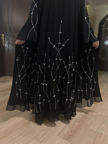 عباية روان) شيفون كلوش شك مكثف كامل العباية