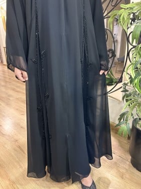 عباية هاجر )شيفون شك امامي وخلفي