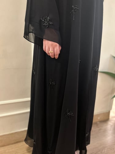 عباية منى )شيفون كلوش شك متوفر لونين