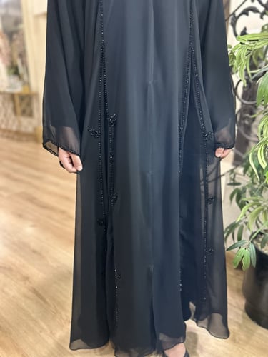 عباية هاجر )شيفون شك امامي وخلفي