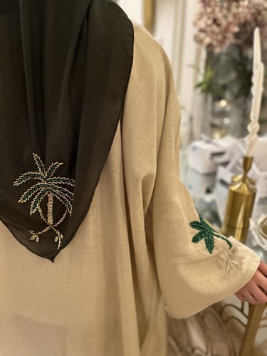 طرحة وطنية لون زيتي