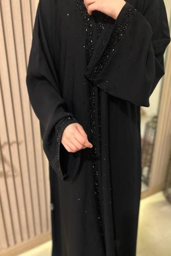 عباية نوف )شك انيق فماش كريب انترنت متوفر بعدة قصا...