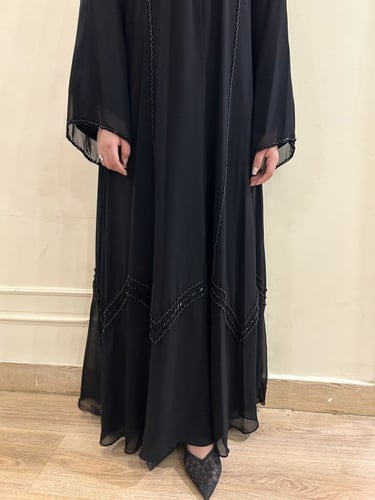 عباية وصايف )شيفون شك شكل هندسي