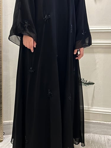 عباية منى )شيفون كلوش شك متوفر لونين