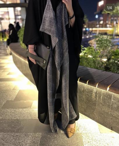 عباية رهف ) شتوية بتدخيلة قماش صوف