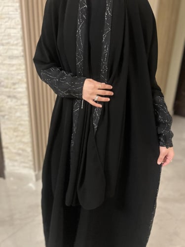 عباية منال بتدخيلات فخمه