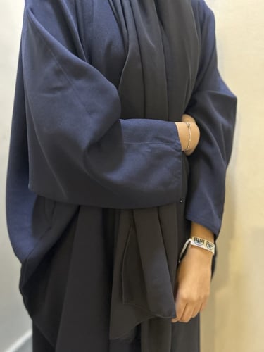 عبايه قصة فراشة كحلي