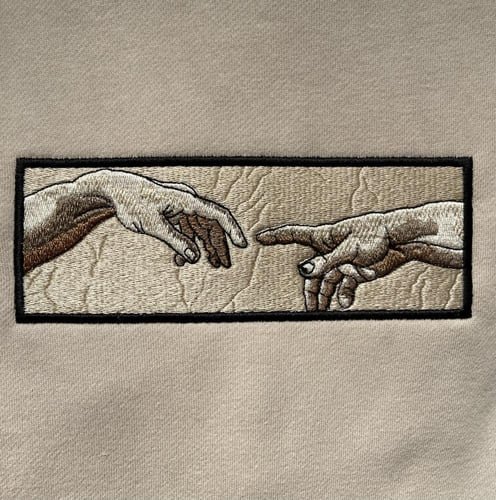 هودي فن التطريز لمايكل أنجلو