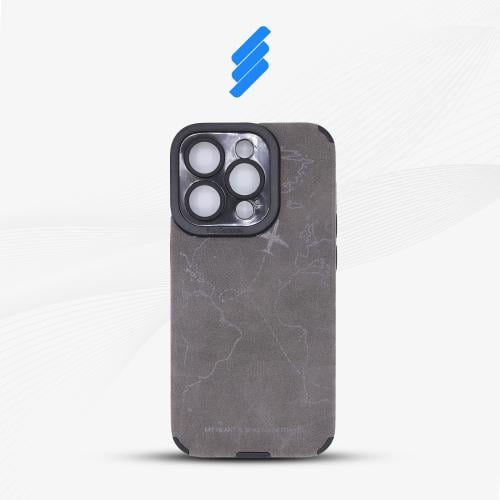 كفر جوال 14 برو بتصميم طيارة - بلون رصاصي