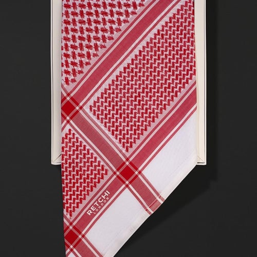 شماغ ريتشي احمر انجليزي