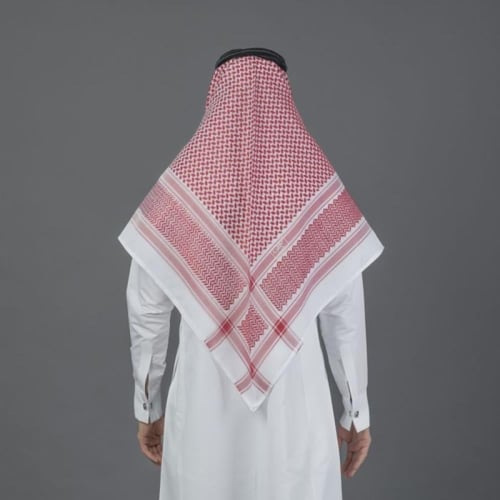 شماغ البسام كلاسيك اللون الخاص وطني