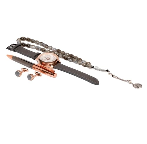 طقم قلم كبك ساعة فاخر