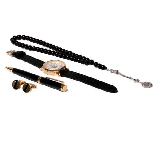 طقم قلم كبك ساعة فاخر