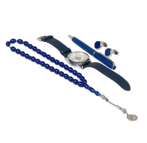 طقم قلم كبك ساعة فاخر