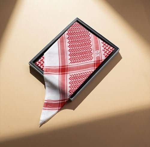 شماغ دي اكس DX احمر فاتح رجالي