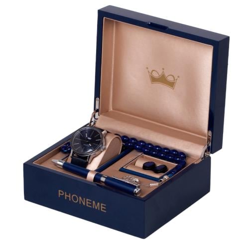 طقم قلم كبك ساعة فاخر