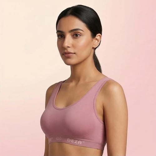 صدرية رياضية بناتي مبطنة مريحة بدون أسلاك للاستخدا...