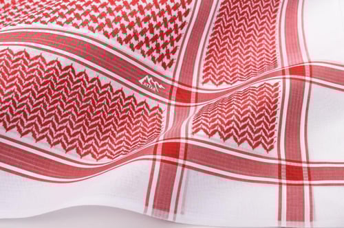 شماغ العطار احمر سويسري مودرن