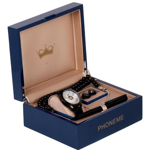 طقم قلم كبك ساعة فاخر