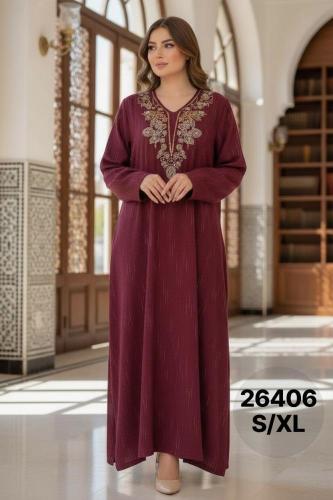 جلابية نسائي مطرز S/XL 26406