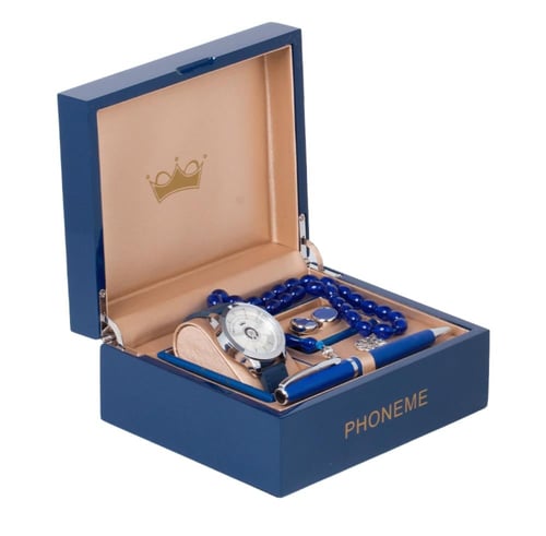 طقم قلم كبك ساعة فاخر