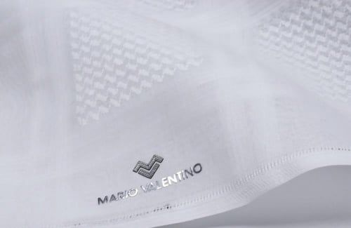 شماغ MARIO VALENTINO ماريو فالنتينو ابيض 2026