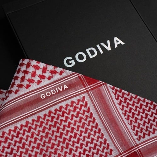 شماغ جوديفيا GODIVA احمر R2