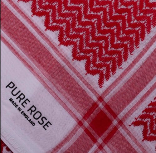 شماغ بيور روز PURE ROSE احمر كلاسك 2025