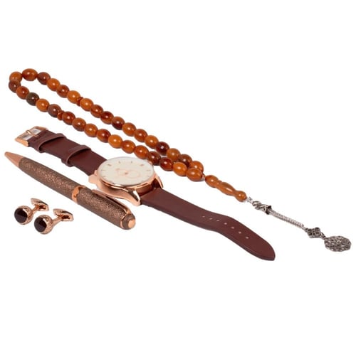 طقم قلم كبك ساعة فاخر