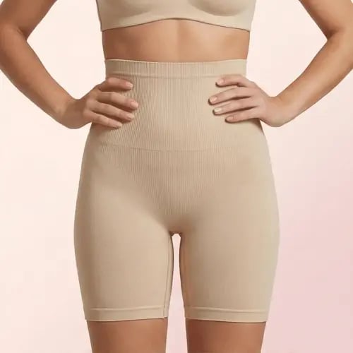 مشد نسائي شورت بطن وخصر - لون بيج