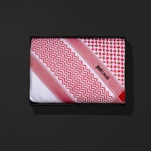 شماغ جست كفالي Justcavalli احمر