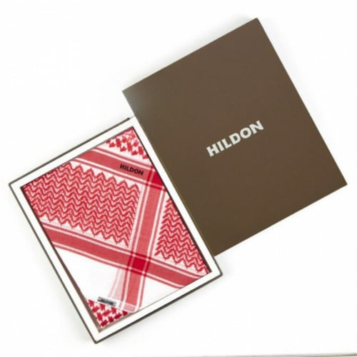 شماغ هيلدون HILDON احمر انجليزي 2022