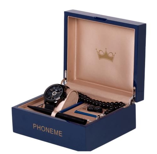 طقم قلم كبك ساعة فاخر