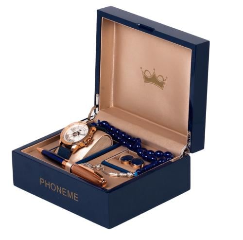 طقم قلم كبك ساعة فاخر