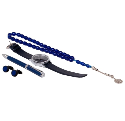 طقم قلم كبك ساعة فاخر