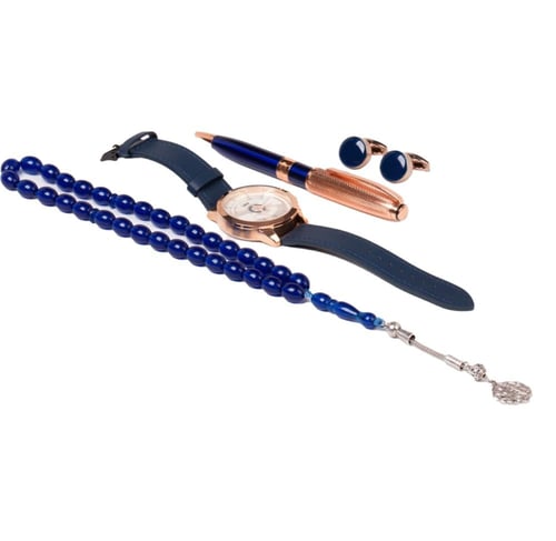 طقم قلم كبك ساعة فاخر