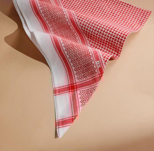 شماغ دي اكس DX احمر كلاسك كيس