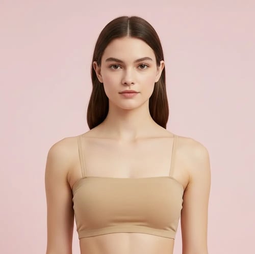 حمالة صدر سادة بحشوة بسير نحيف ( 6 حبات )