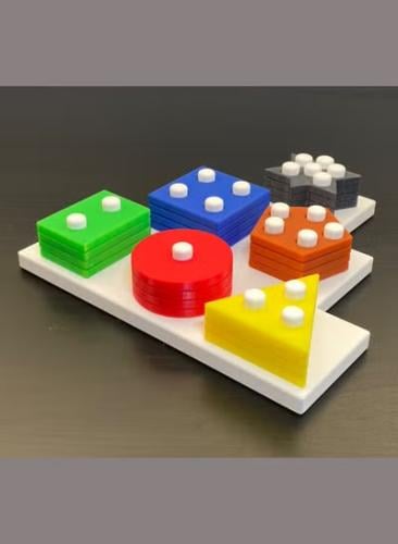 لعبة مهارات الأطفال الحركية الدقيقة - مجموعة الأشك...